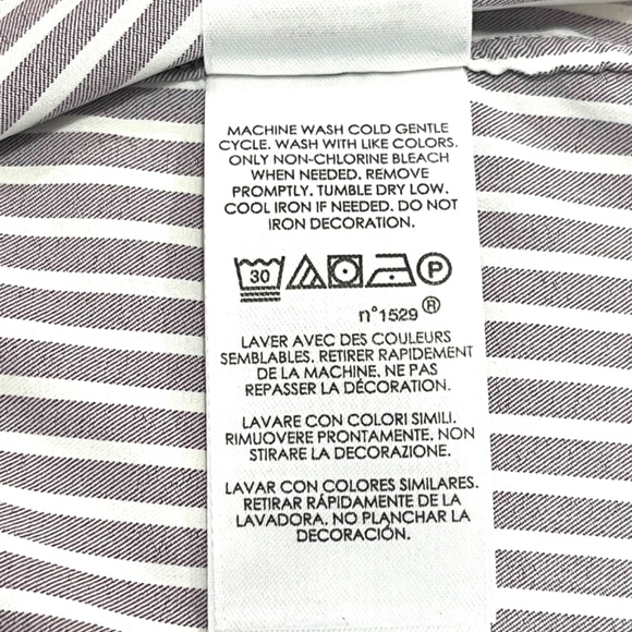 Ralph Lauren Slim Fit Performance Button Down | Size:Medium | Color: Burgundy - Picture 10 of 11